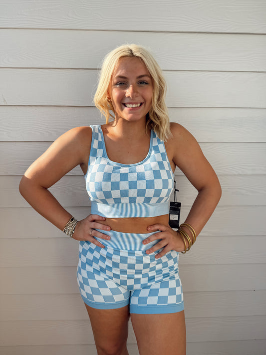 Blue Sparkler Set (shorts)