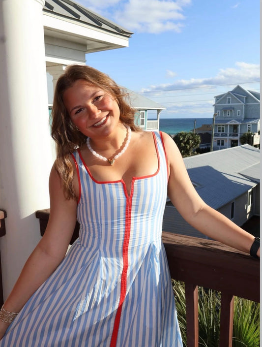 Audrey Stripe Dress