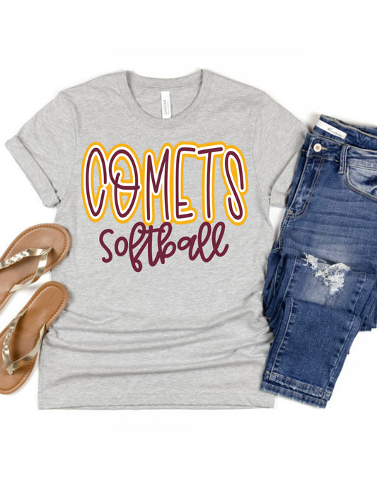 Comets Softball Spirit Wear