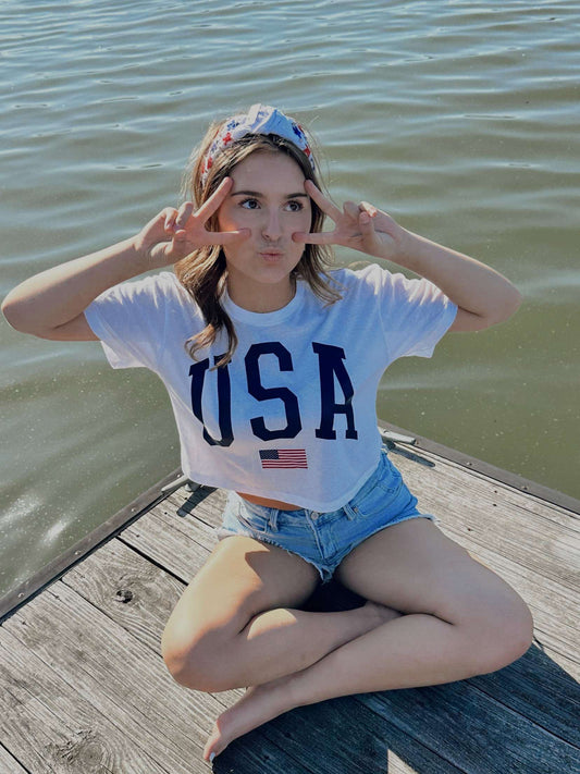 USA Crop top