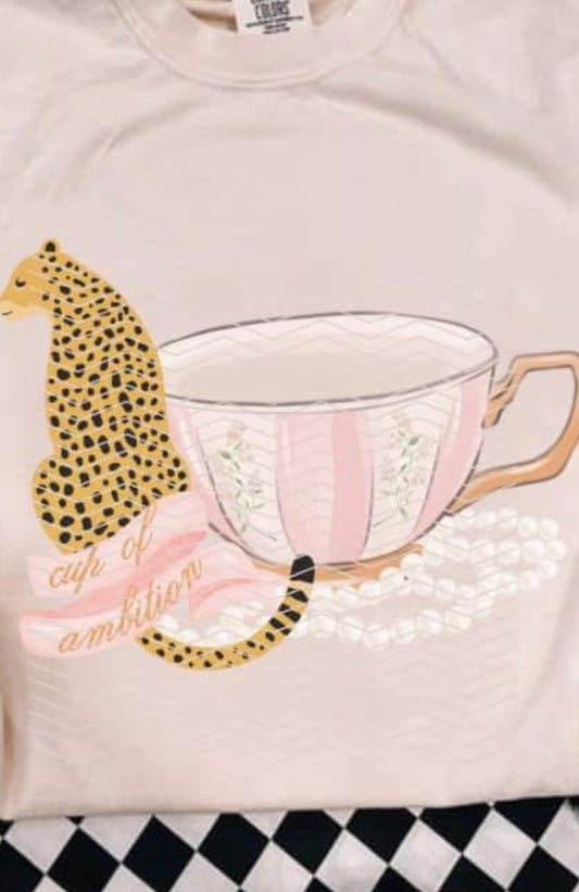 Cup of Ambition graphic tee