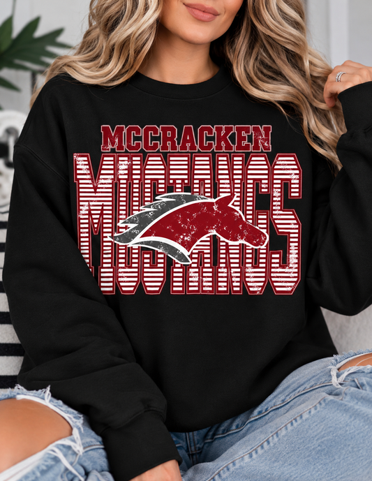 McCracken Mustangs T-shirt or sweatshirt
