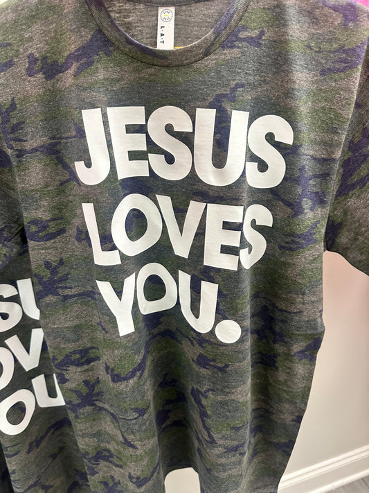 Jesus Loves You Camo