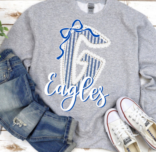 Eagles ruffles and pearls spirit wear