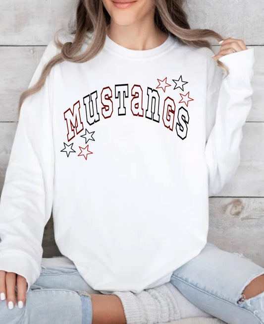 Mustang Varsity Star Spirit Wear