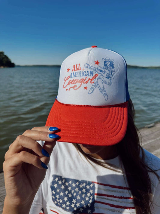 All American Cowgirl Trucker Hat