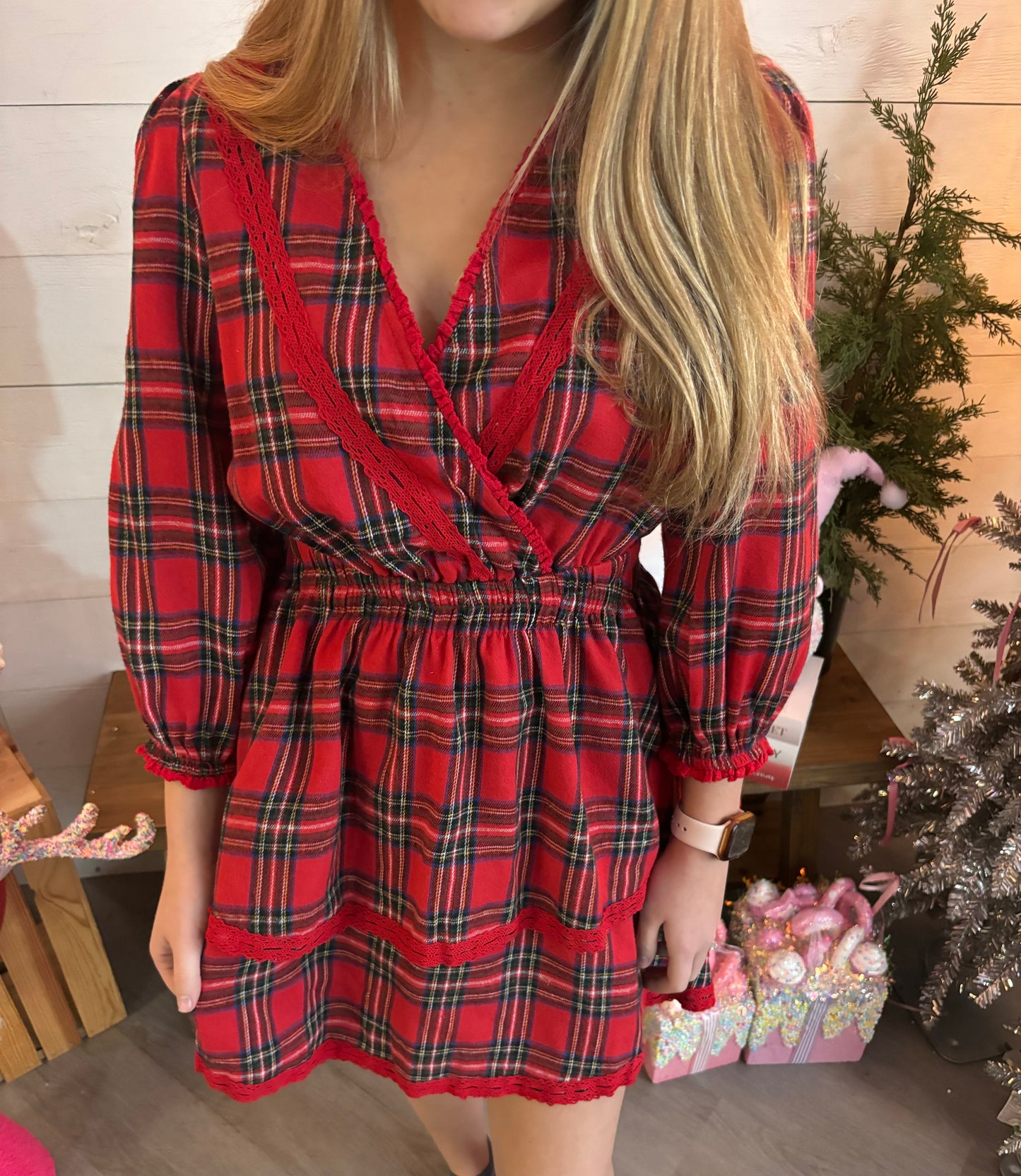 Christmas Plaid Dress