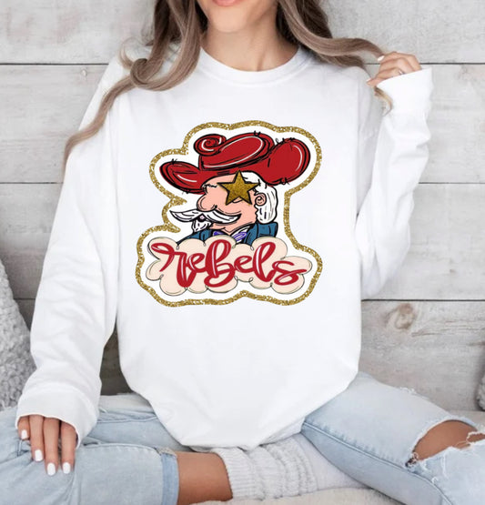 Golden Ole Miss Rebels spirit wear