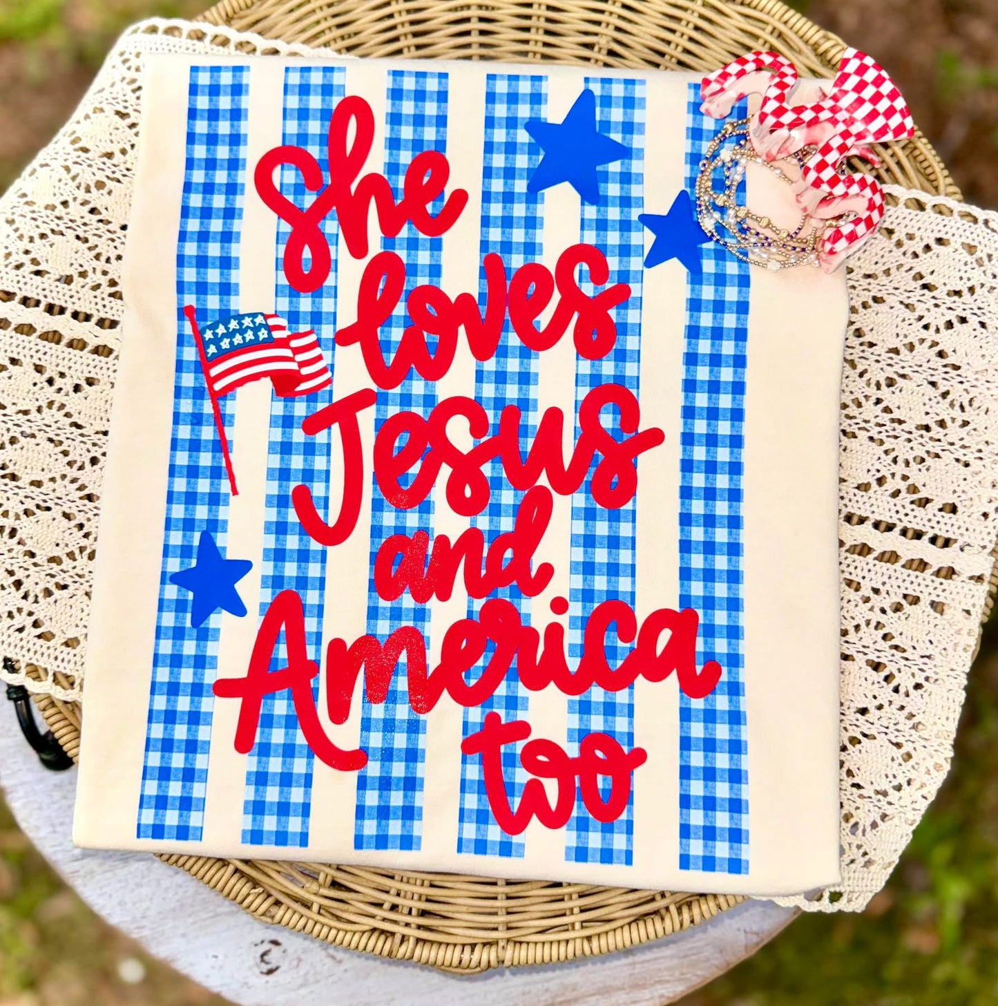 She loves Jesus and America Too