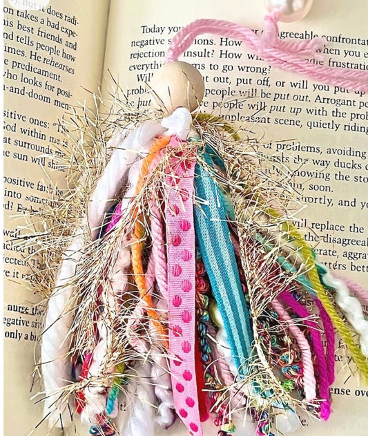 June 23 your own bag charm, headband and tassel bookmark
