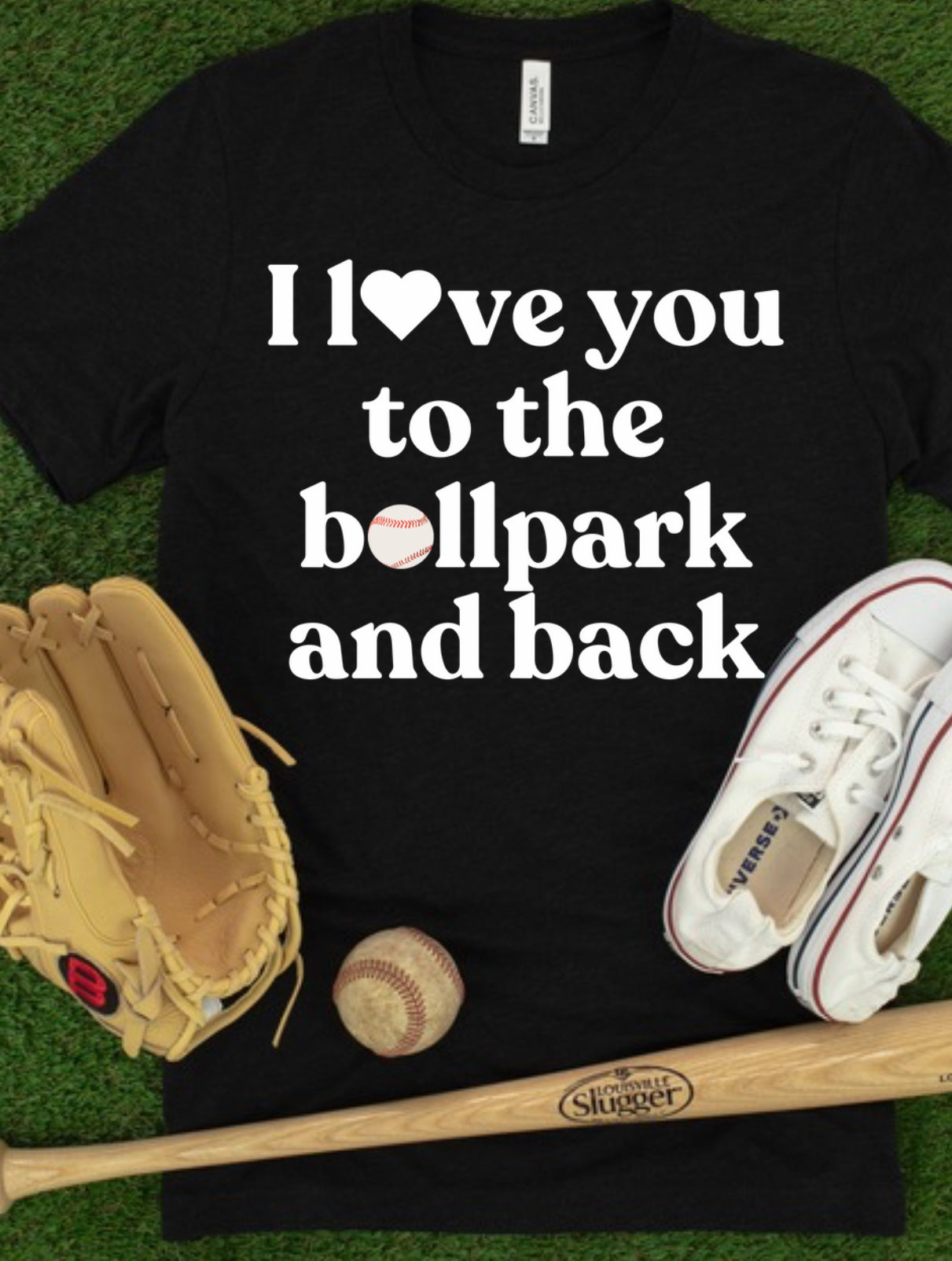 I love you to the ballpark Spirit Wear