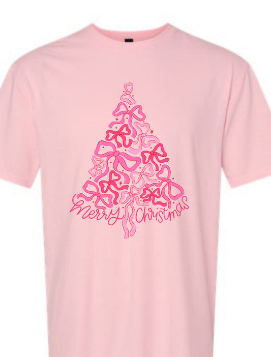 Special Bow Christmas tree T-shirt