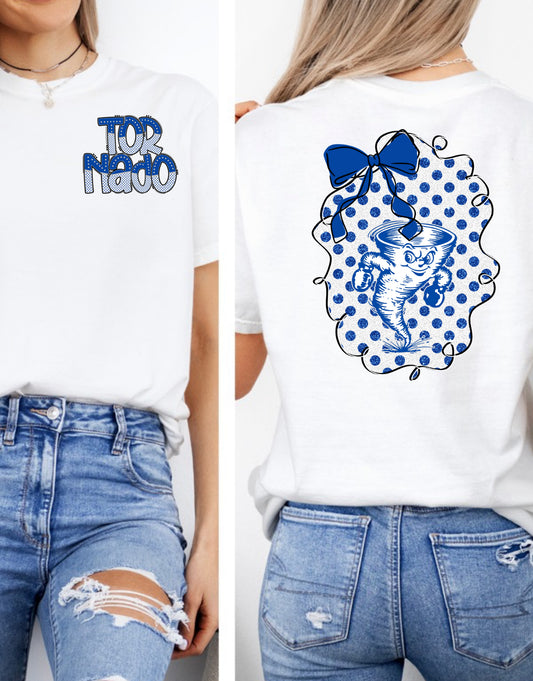 Front and back fun Tornado Spirit wear