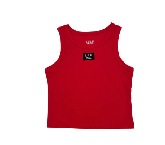 LULU Mac red tank top