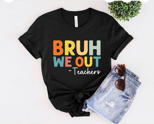 Teacher out graphic tee