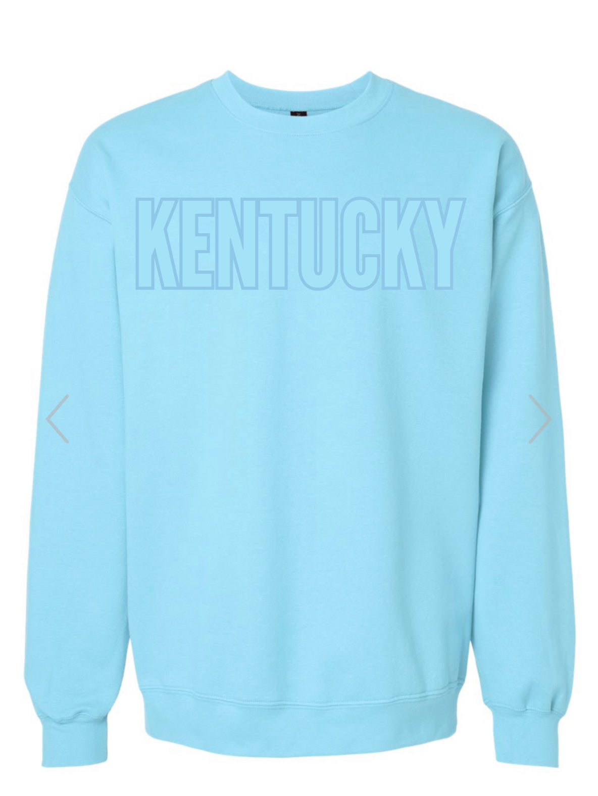 Tone on Tone Kentucky Sky sweatshirt