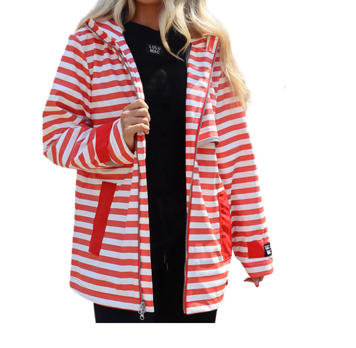 Lulu Mack Rain Coat red