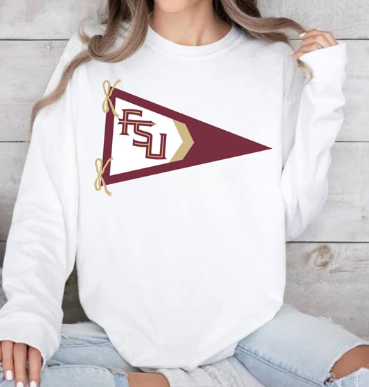 Flordia Pennant and bows spirit wear