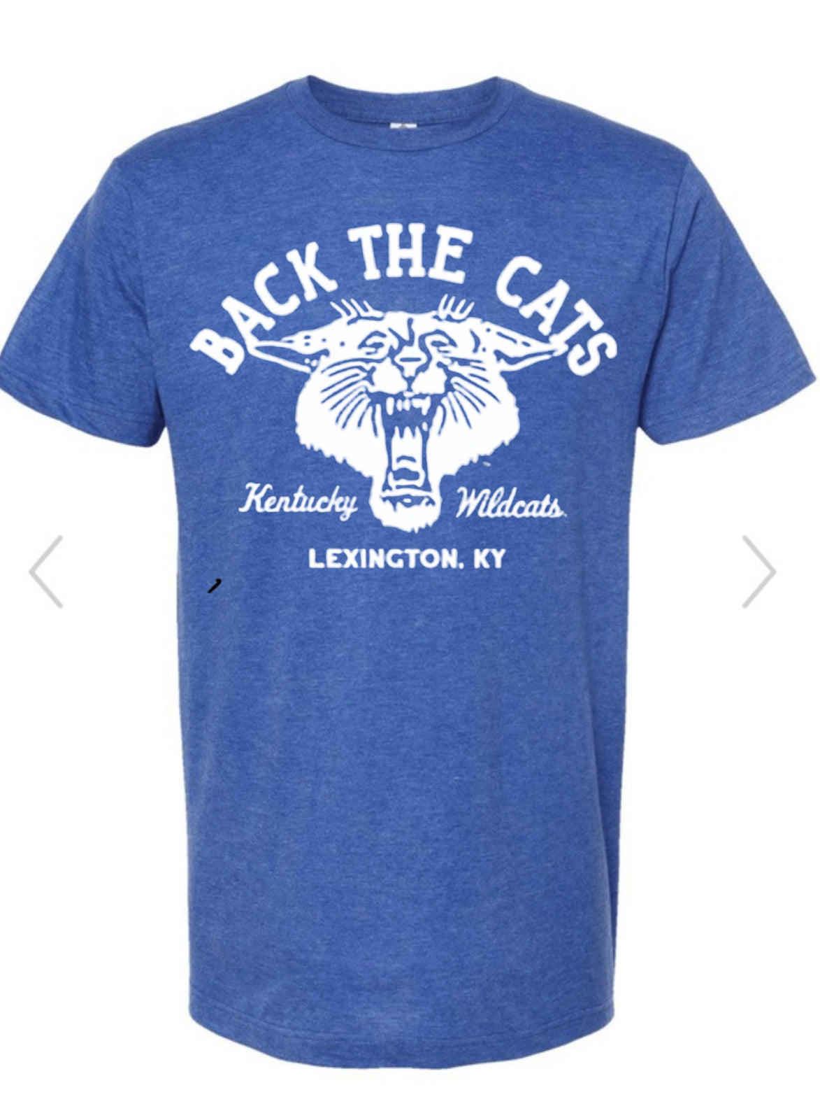 Back the Cats tshirt or crewneck Spirit Wear on baby blue