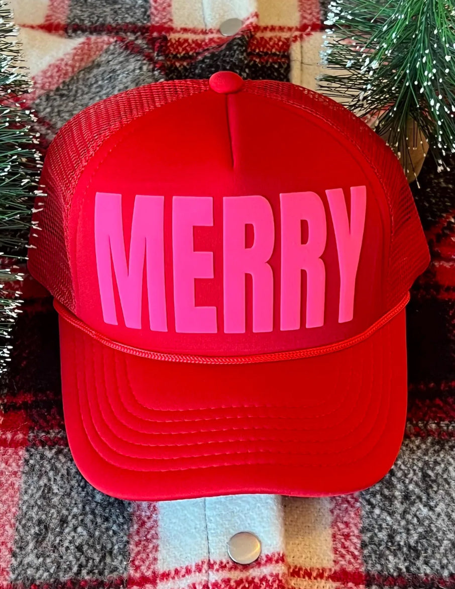 Merry Trucker Hat