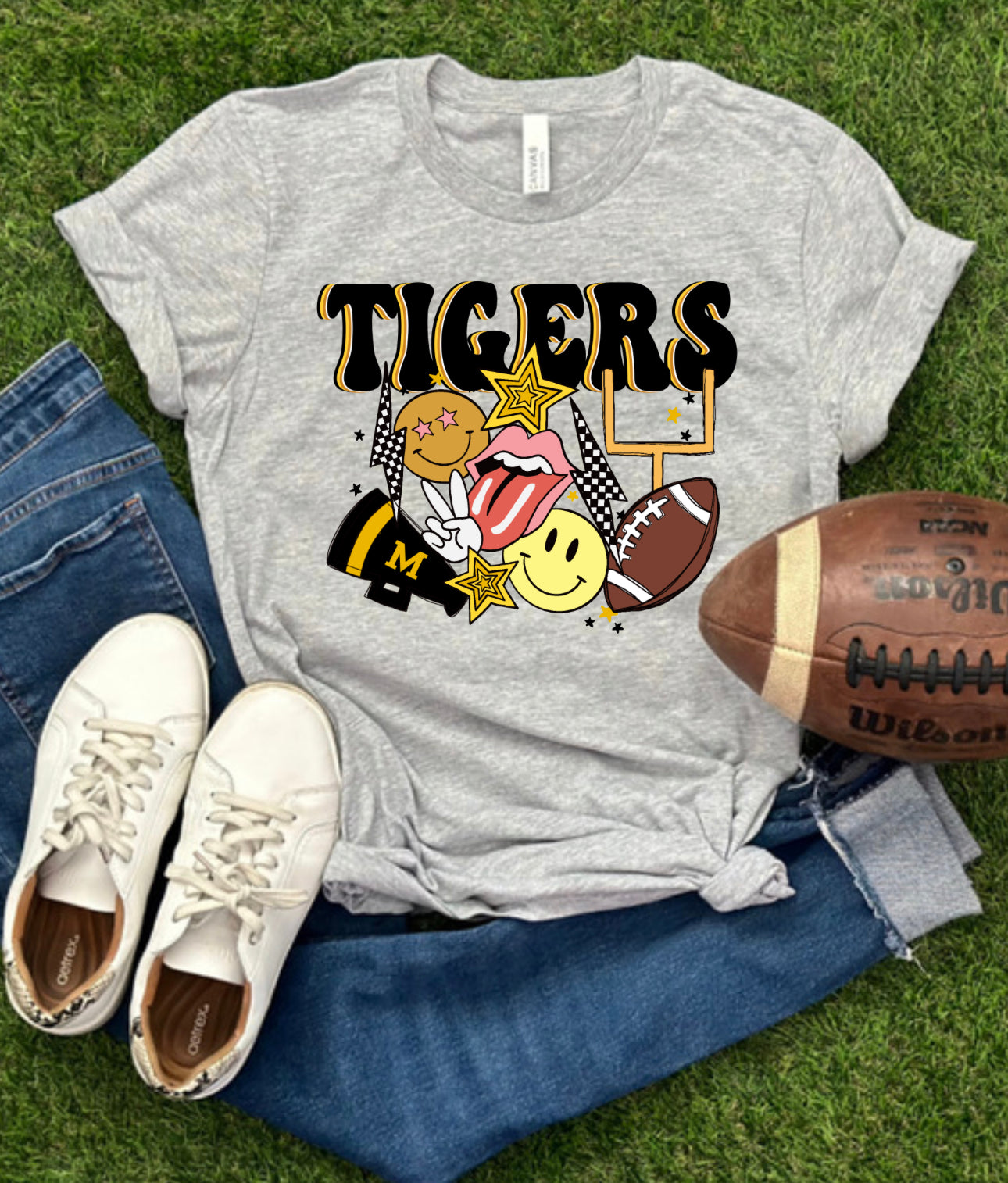 Football Party Time Murray Tigers Spirit Wear