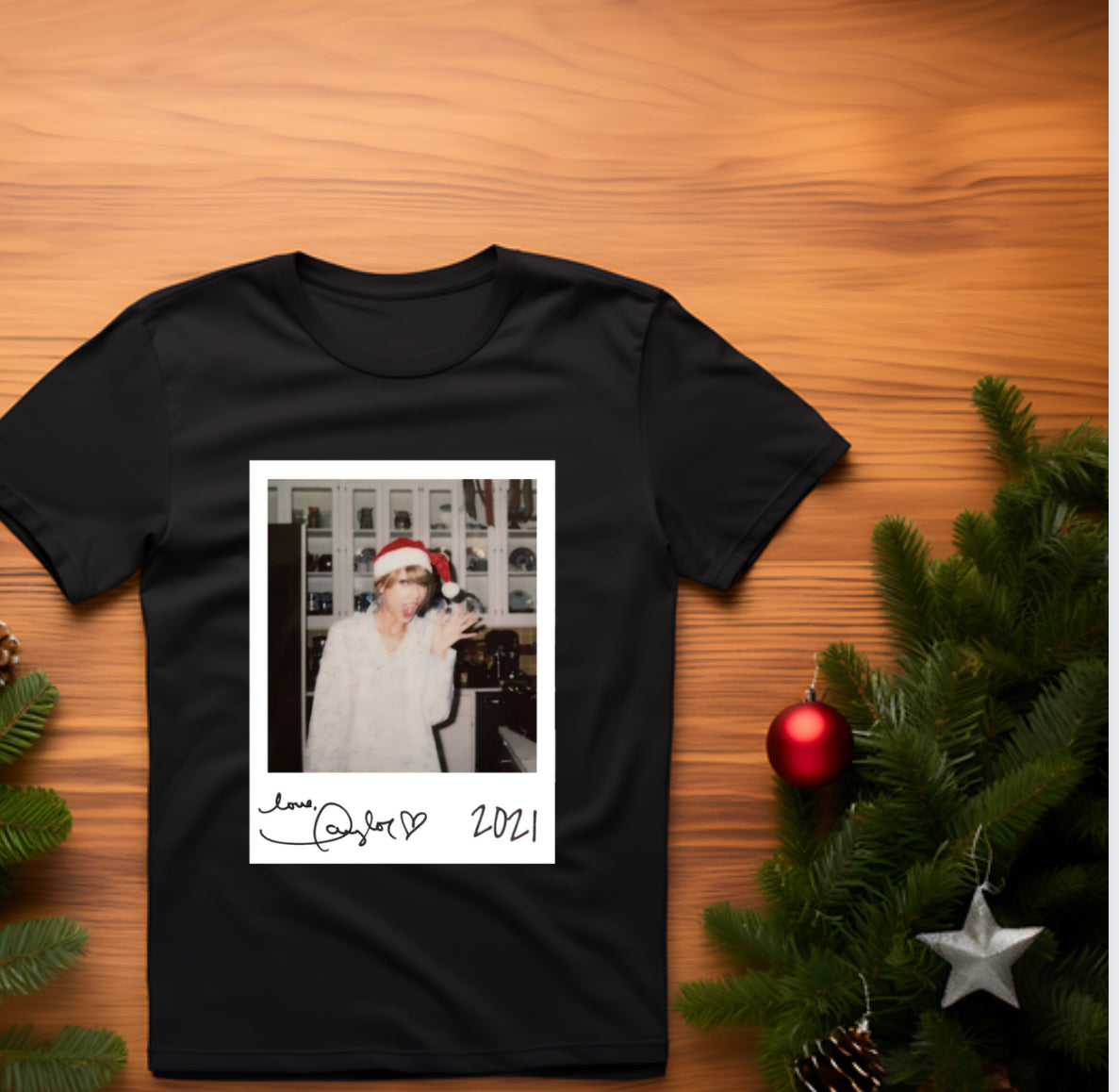 Taylor Santa Hat Christmas T-shirt or sweatshirt