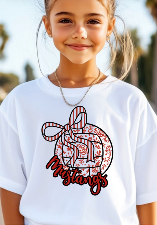 Mustangs Floral Volleyball