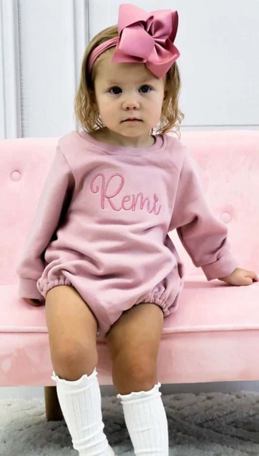 Embroidered Sweatshirt Bubble