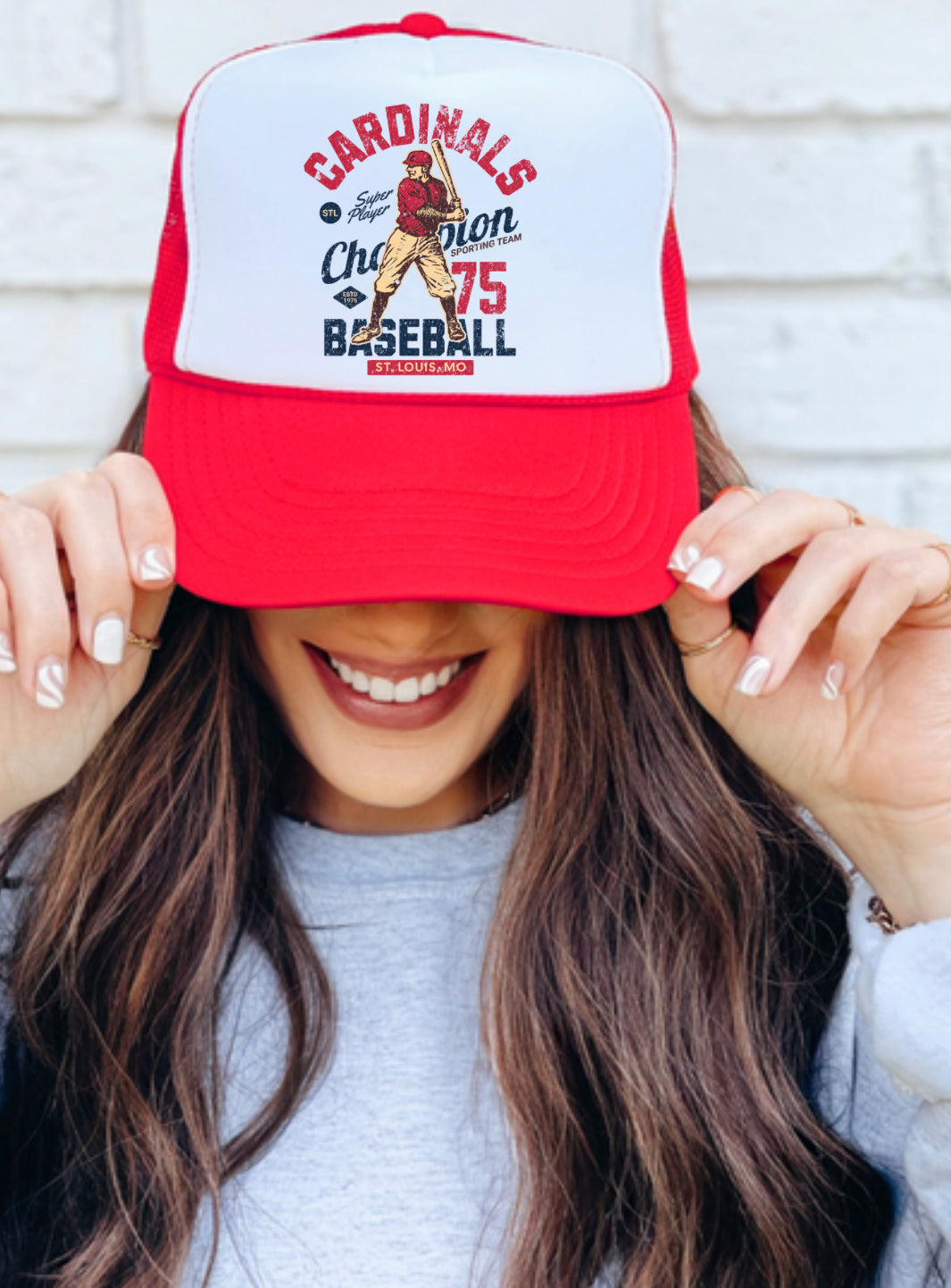 Cardinals baseball vintage Trucker Hat