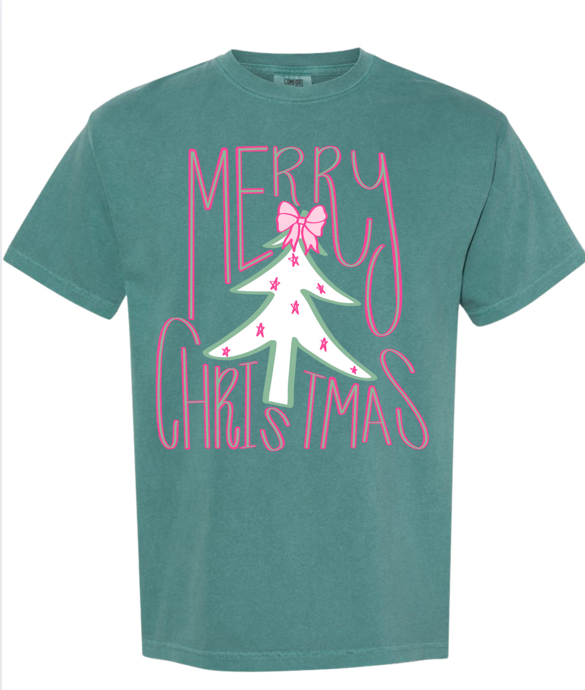 Merry Christmas Bow tshirt