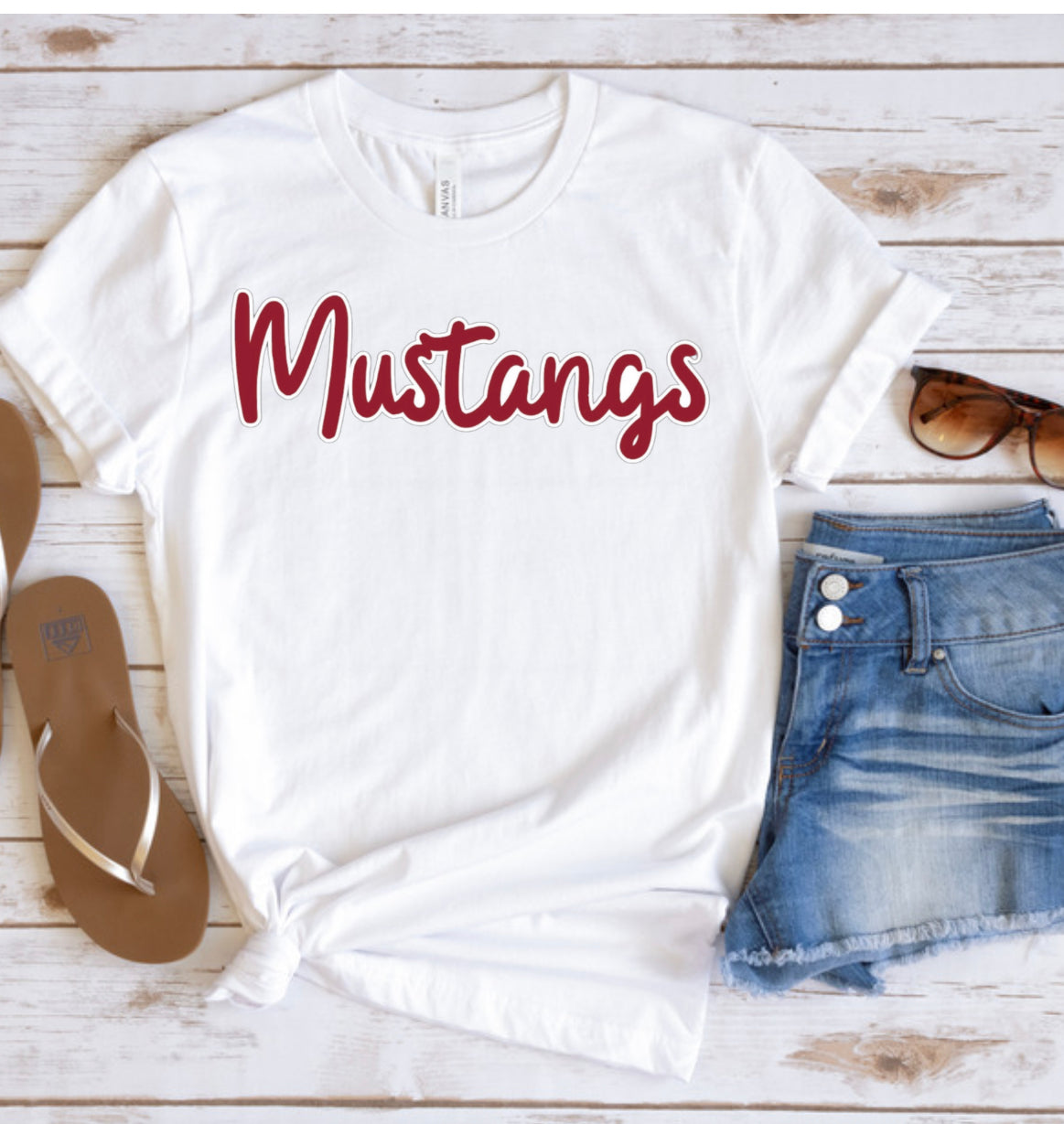 Mustang Chenille T-shirt Spirit Wear