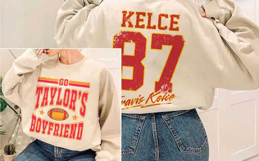 KC Taylors Boyfriend graphic tee sweatshirt