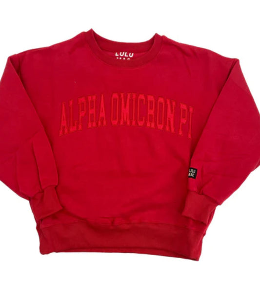 LULU Mac AOPI swearshirt