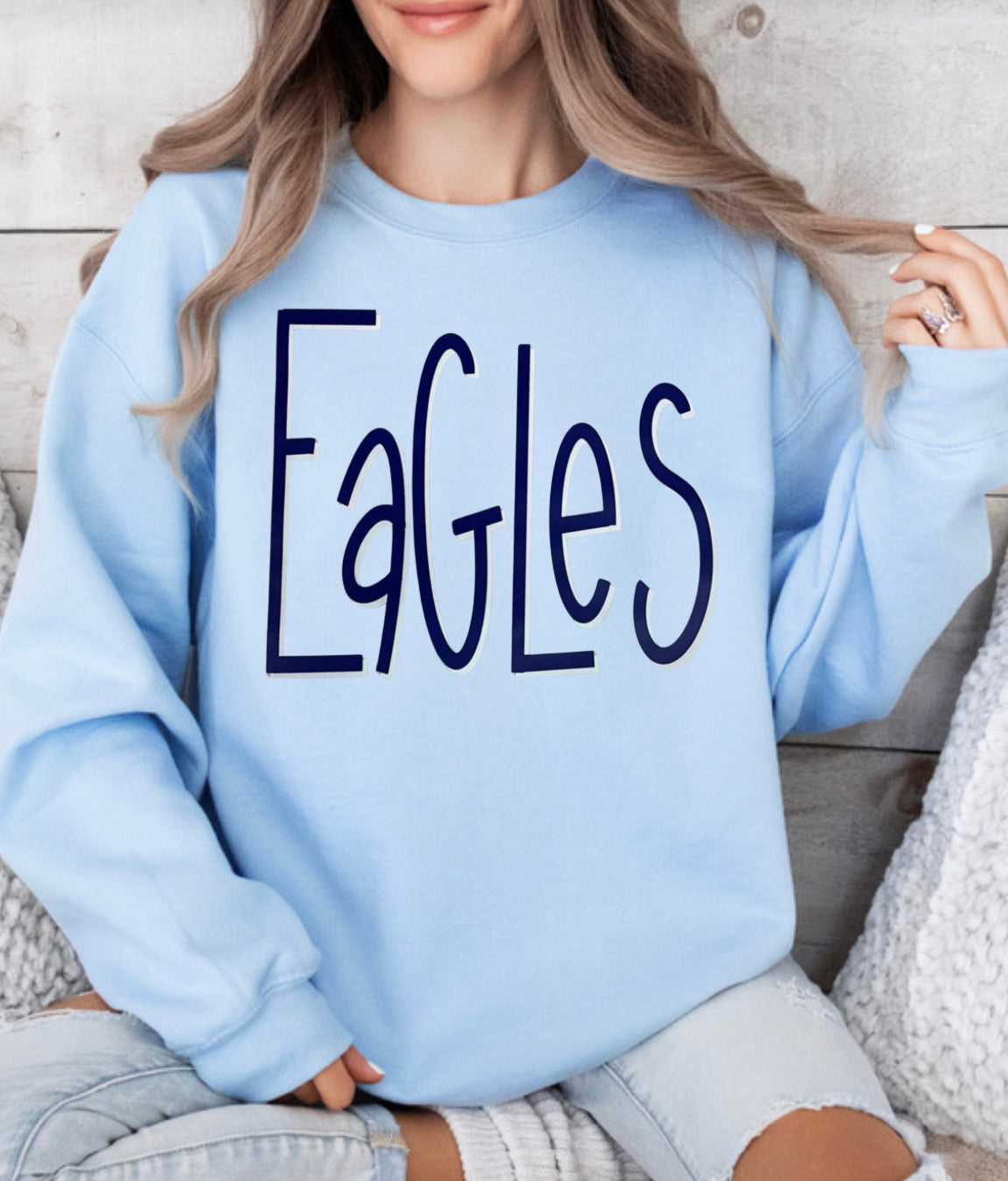 Baby Blue Eagles spirit wear