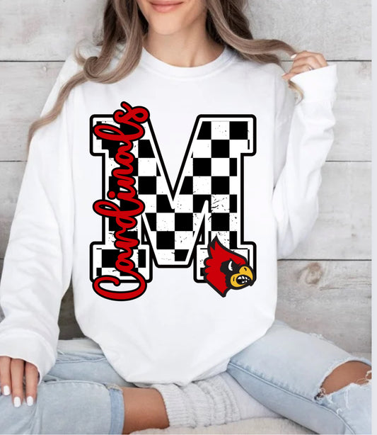 Mayfield Cardinals Checkered Spirit Wear