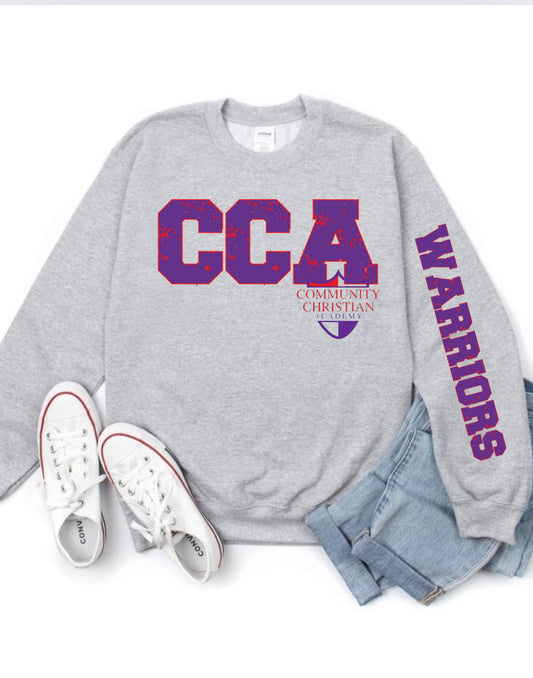 CCA Mascot with arm design Spirit wear