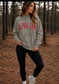 Bottomland Mock Neck Pre Order Any Word choose word and fabric color