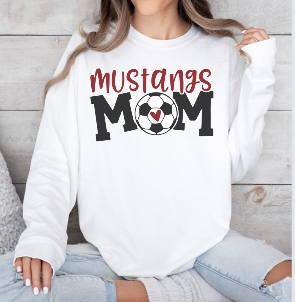 Mustang soccer mom Spirit Wear