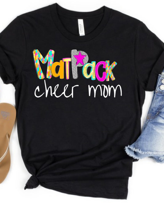 MatPack Cheer Mom tee or crew spirit wear