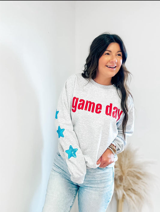 Game Day Blue and Red Spirit Wear