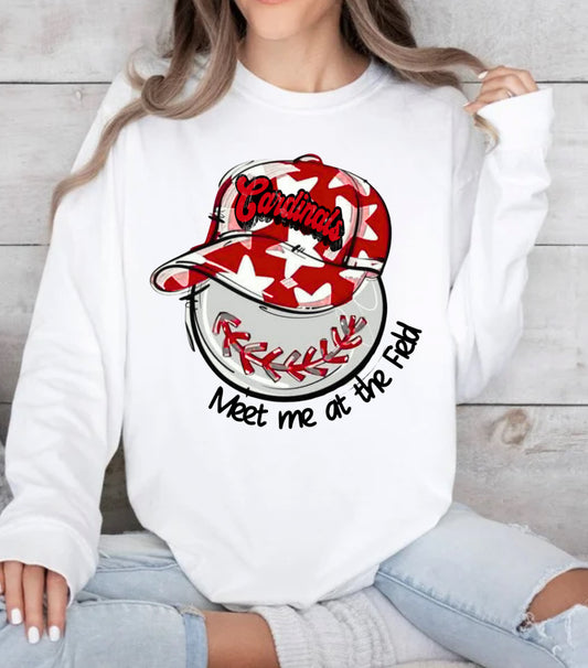 Cardinals Baseball Hat design tshirt or sweatshirt