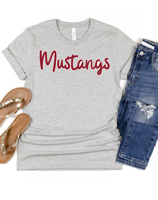 Mustang Chenille T-shirt Spirit Wear