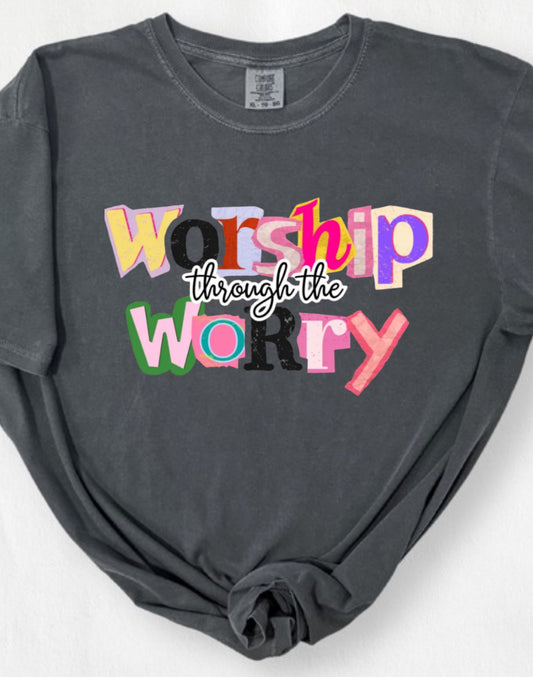 Retro Vibes Worship Worthy tshirt or sweatshirt