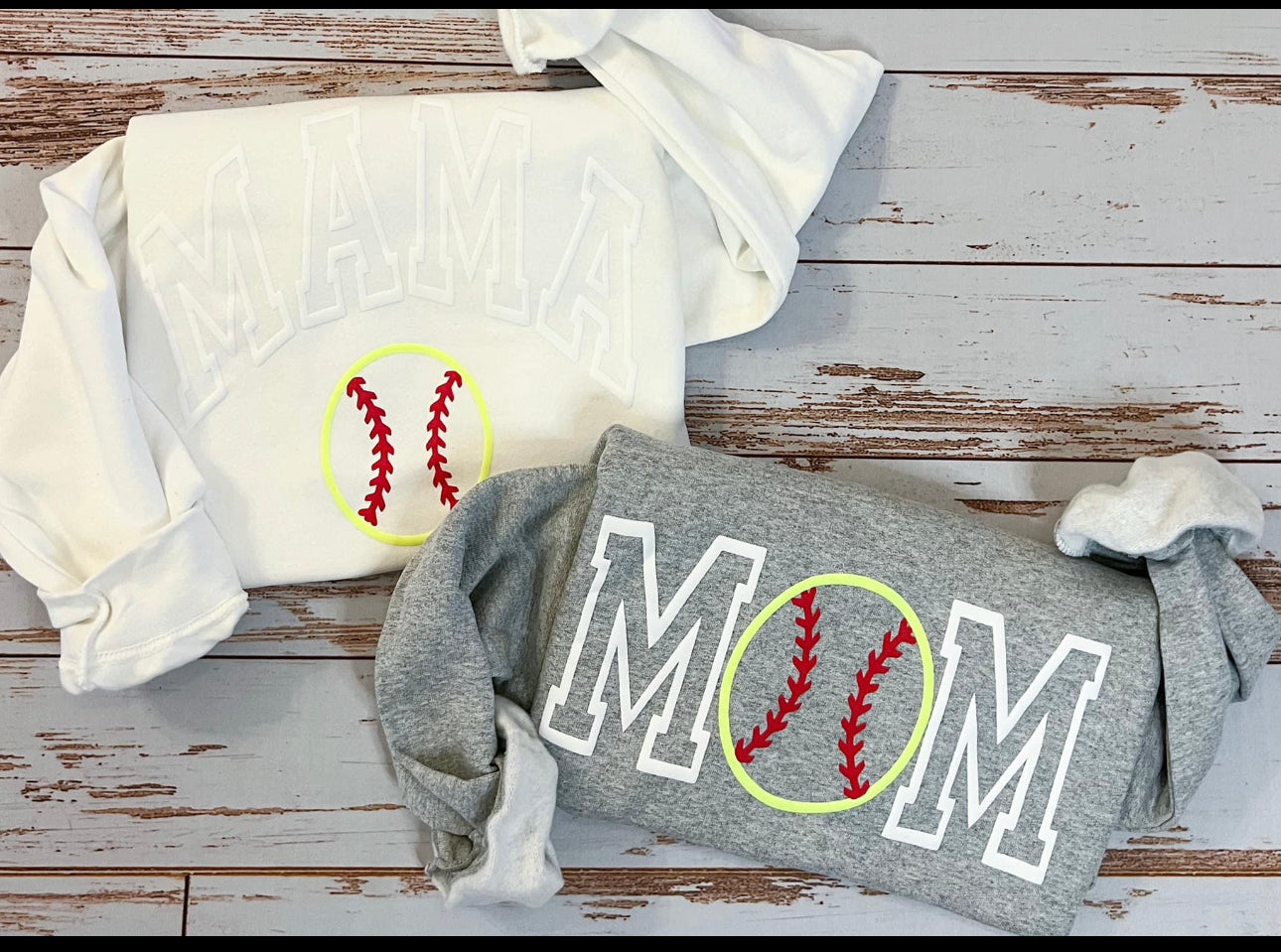 Softball Mama or Mom Puff Spirit Wear