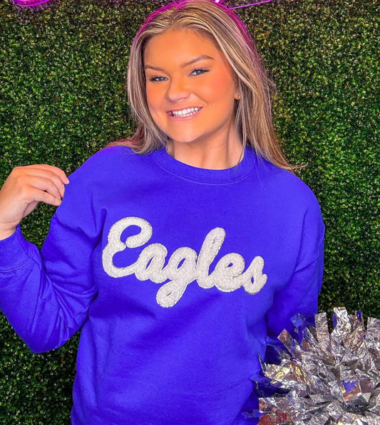 Eagles Chenille crewneck Spirit Wear