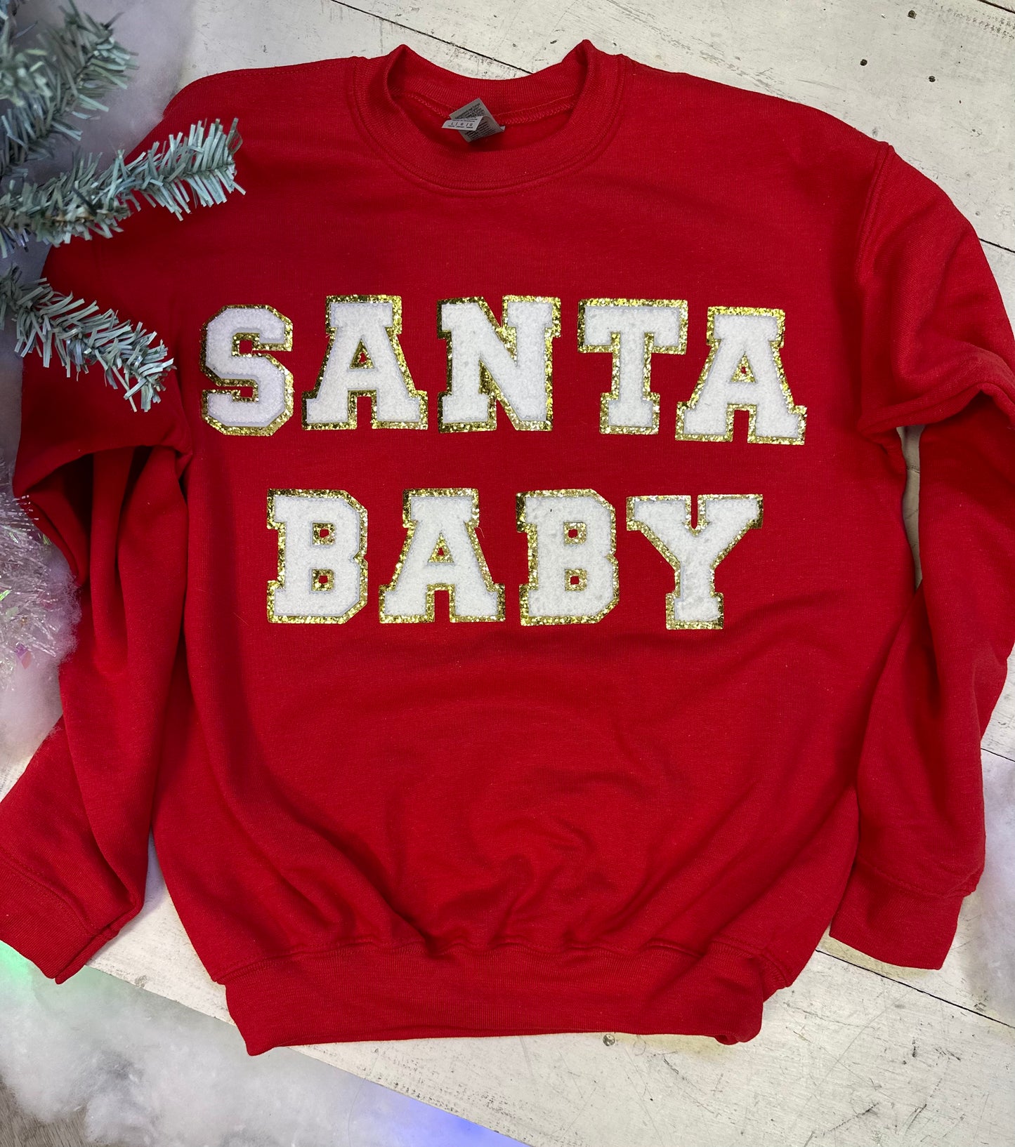 Santa Baby crewneck Christmas