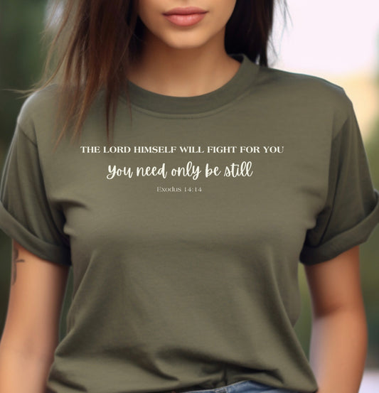 Exodus 14:14 graphic tee