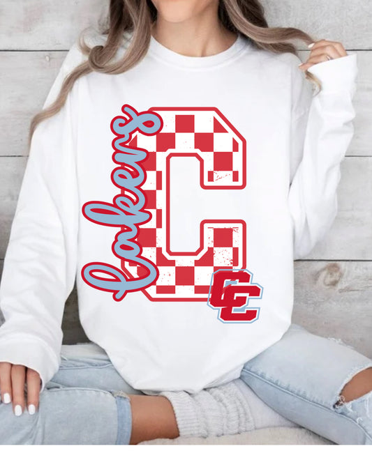 Calloway Lakers Checkered Spirit Wear