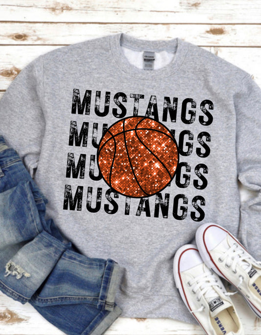 Mustangs Basketball Spirit Wear