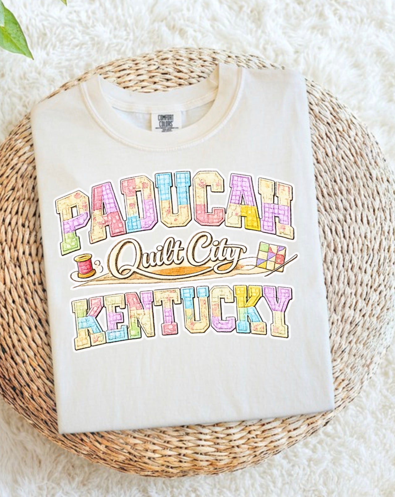 Paducah KY Quilt City natural Tshirt
